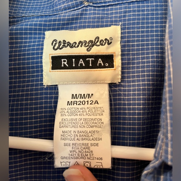 Wrangler Riata Men’s Western Shirt size Medium - Picture 3 of 6